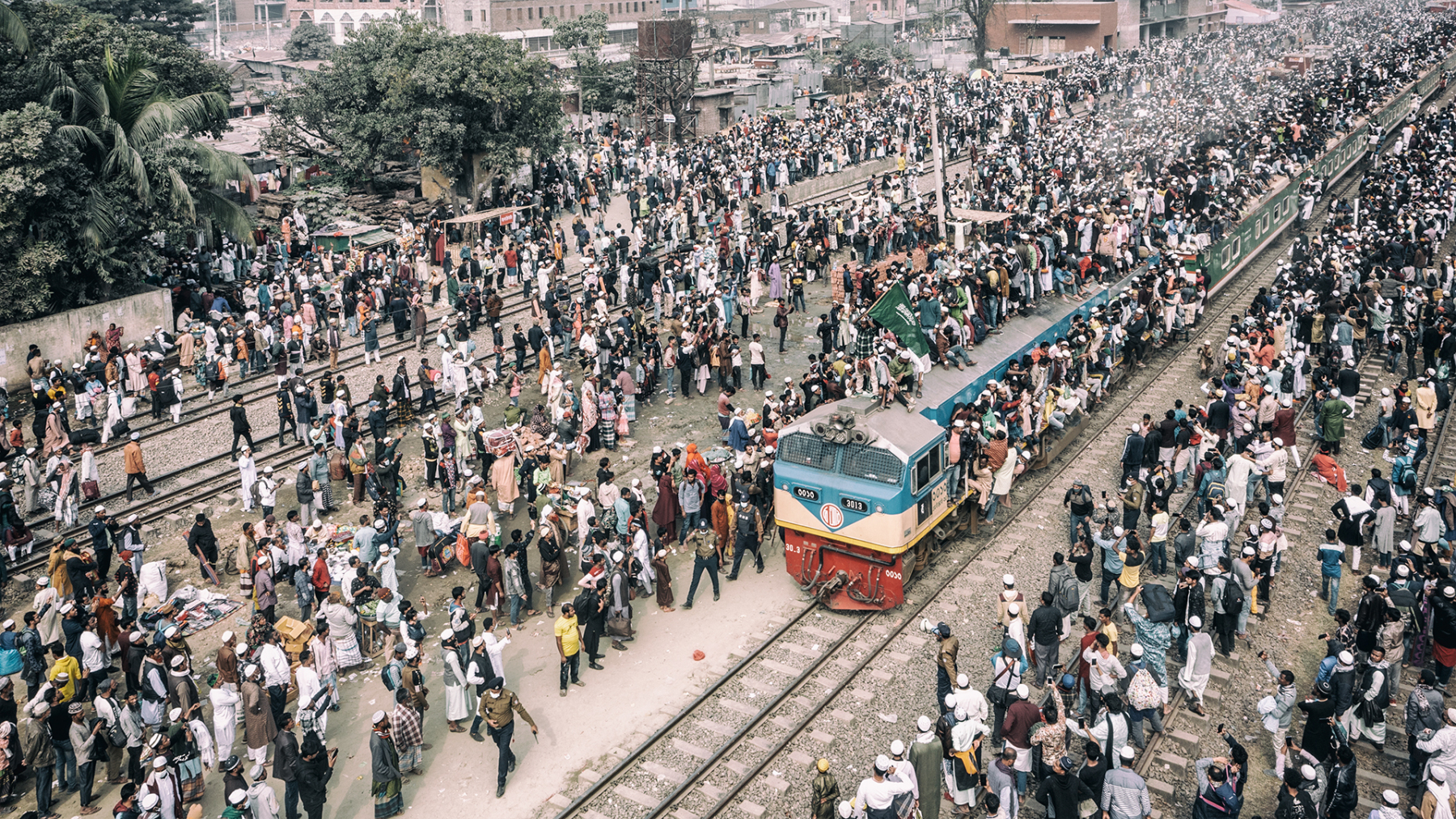 Bangladéš 2023 – Vlaková stanica Tongi