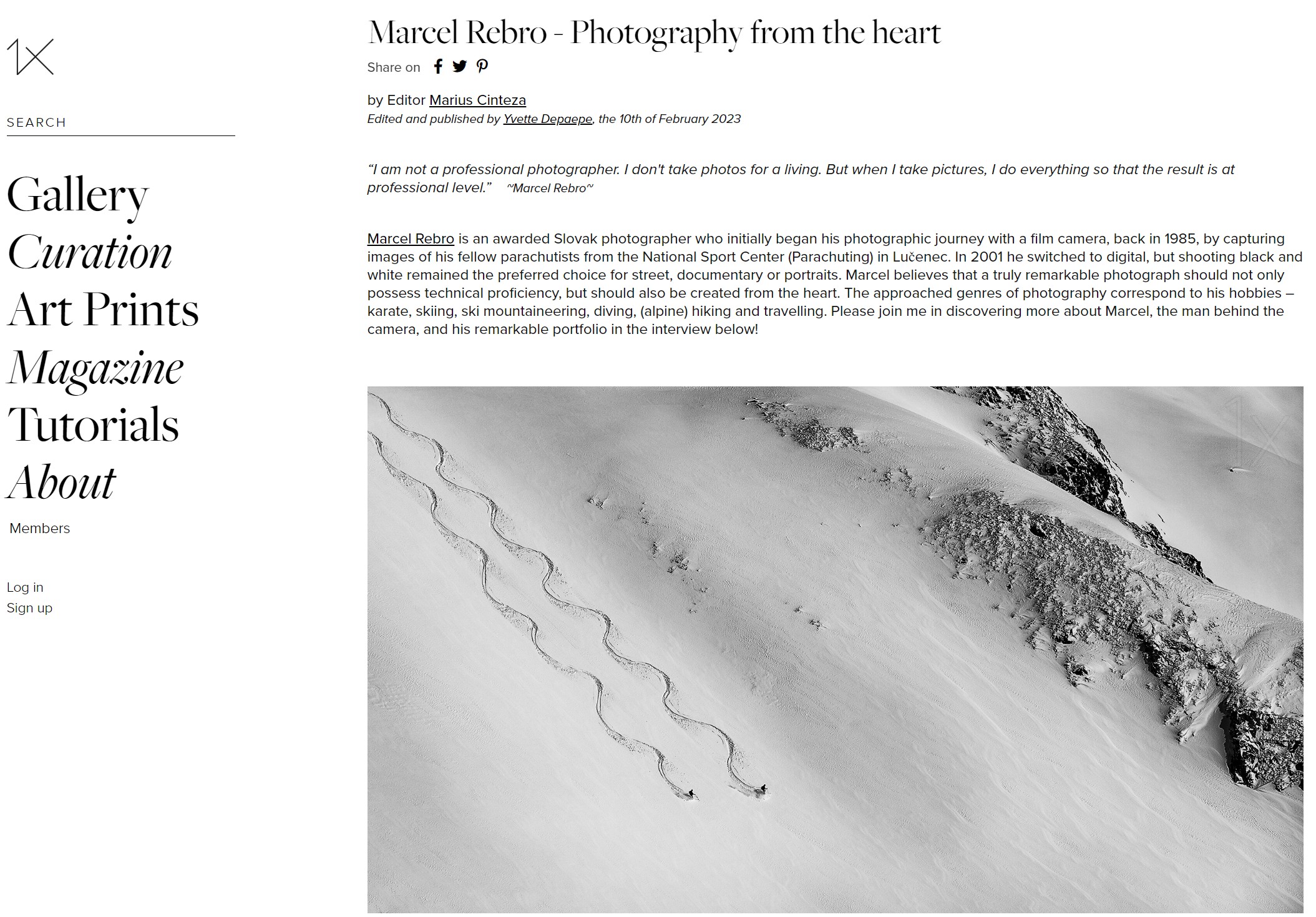 Marcel Rebro – Photography from the heart