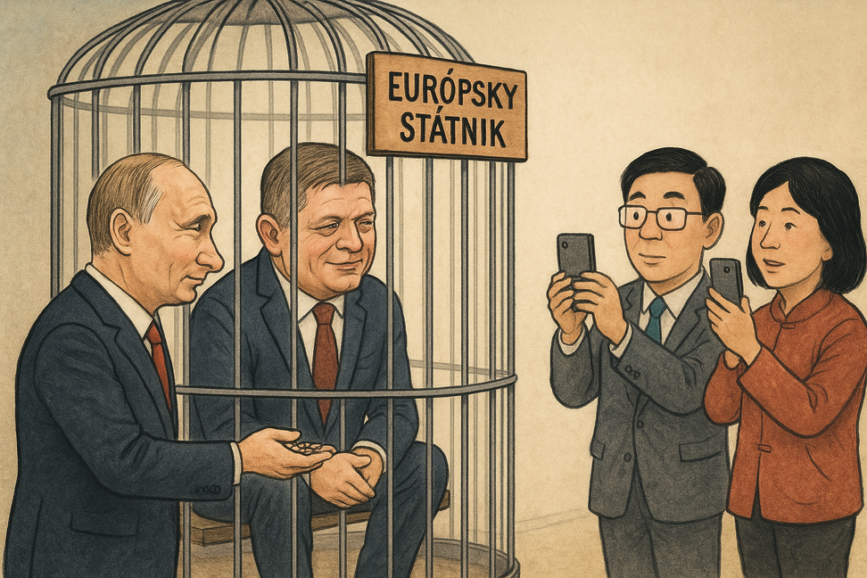 Fico v Pekingu: Európsky exot na Putinovej prehliadke