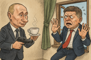 Fico medzi čajom a oknom: Moskva nerada, keď sa kamoši pretvarujú