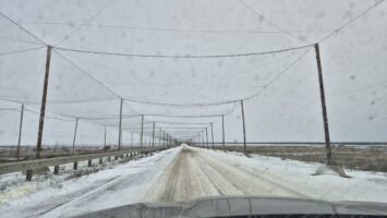 Zasieťovaná cesta do Chersonu